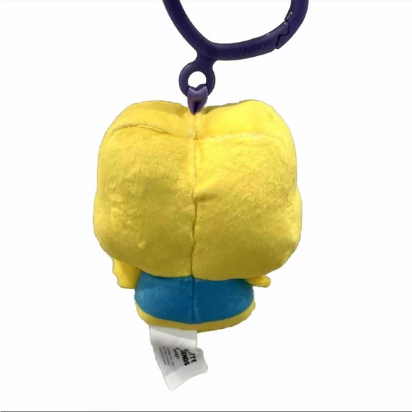 Sanrio Keroppi Blacklight Pink Plush Bag Clip On Keychain NEW 2024 HTF - Picture 3 of 4